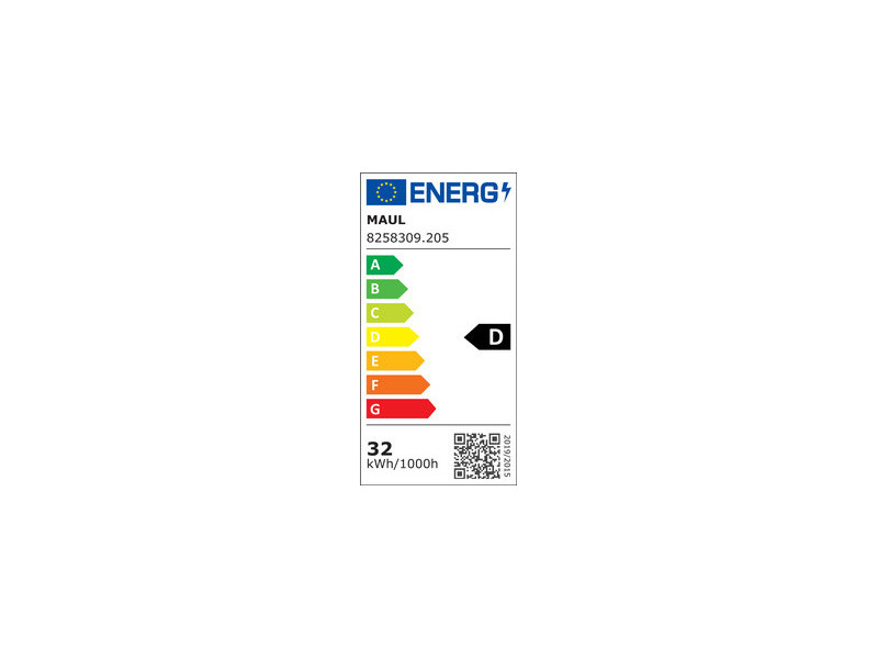 MAUL Lampadaire à LED MAULjuvis, dimmable, socle, noir