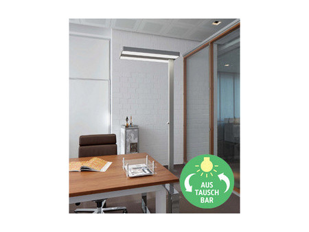 MAUL Lampadaire à LED MAULjuvis, dimmable, socle, noir