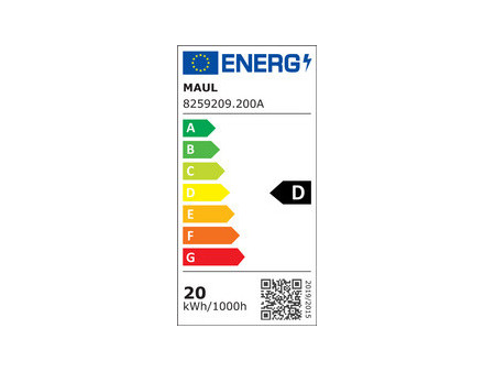 MAUL Lampadaire de bureau à LED MAULsirius sensor, pince