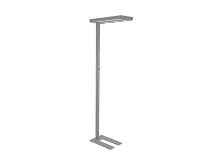 MAUL Lampadaire à LED MAULjuvis, dimmable, socle, blanc