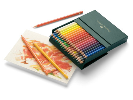 FABER-CASTELL Crayons de couleur POLYCHROMOS,boîte d'atelier