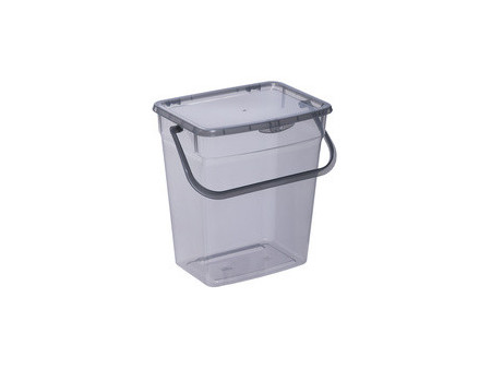 plast team Boîte à lessive, 6 litres, bleu transparent