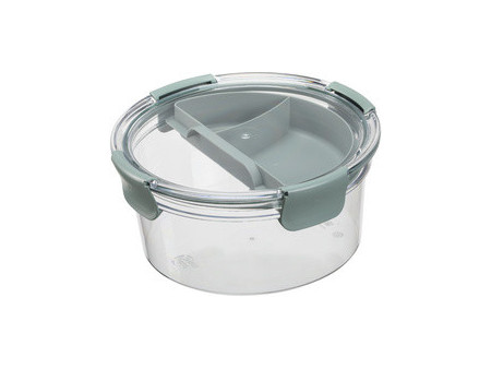 plast team Boîte repas Lyon To-Go, PP/tritan, 1,4 L, gris