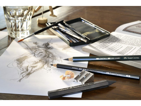 FABER-CASTELL Crayon CASTELL 9000, kit Art de 12