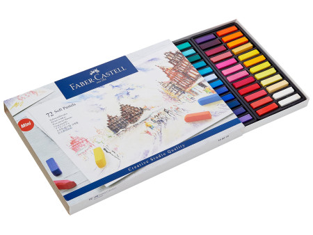 FABER-CASTELL Pastel tendre CREATIVE STUDIO, étui de 72