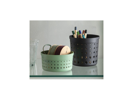 NHG Bac de rangement SEOUL ROUND ORGANIZER M, noir