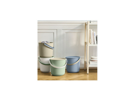 NHG Couvercle pour seau de rangement AKITA, rond, blanc