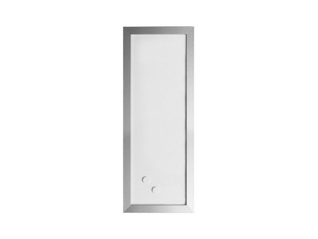 Bi-Office Tableau blanc design, 600 x 450 mm, argent