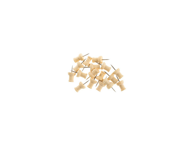 Bi-Office Epingles en bois pour tableau d'affichage, en pin