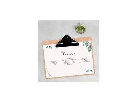 EUROPEL Porte-menu, A5, format portrait, bambou