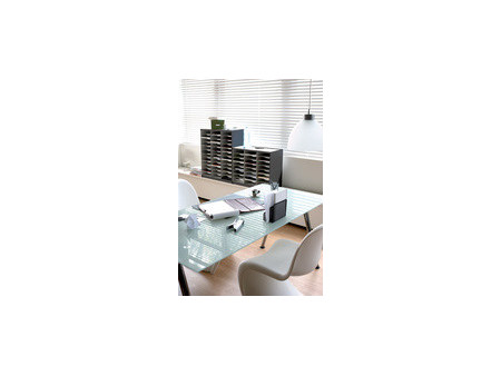 PAPERFLOW Trieur monobloc, 36 compartiments, anthracite
