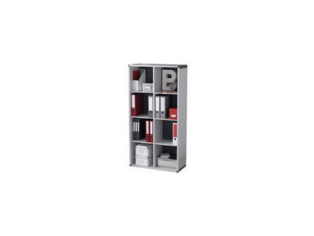 PAPERFLOW Etagère, 8 casiers, gris / anthracite