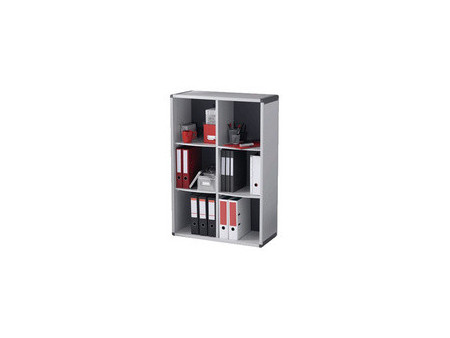 PAPERFLOW Etagère, 8 casiers, gris / anthracite