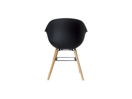 PAPERFLOW Chaise visiteur 'WISEMAN', ensemble de 2, noir