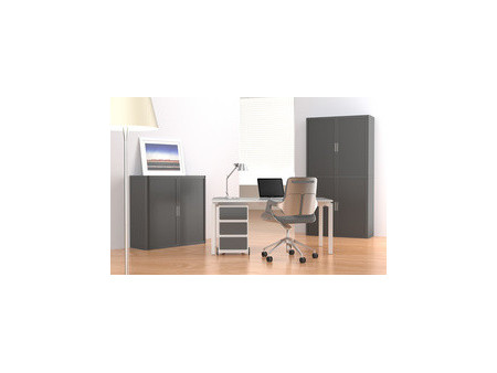 PAPERFLOW Caisson mobile 'easyBox', 4 tiroirs, blanc/hêtre