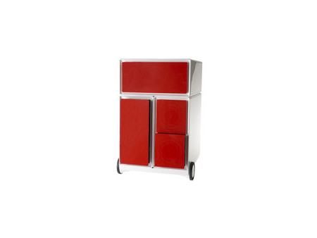PAPERFLOW Caisson mobile 'easyBox', 1 tiroir, blanc/hêtre