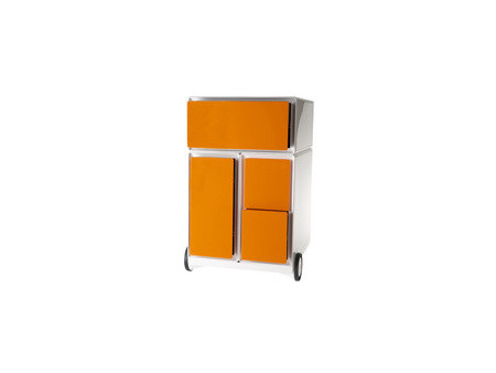 PAPERFLOW Caisson mobile 'easyBox', 1 tiroir, blanc/hêtre