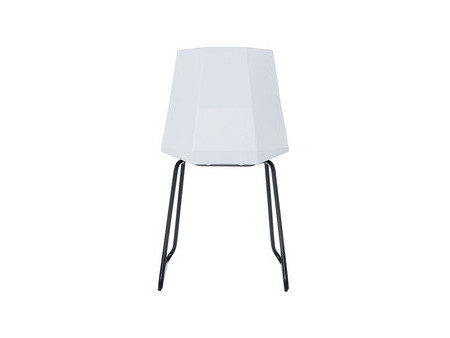 PAPERFLOW Chaise visiteur CUBE, set de 2, noir