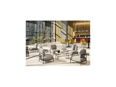 PAPERFLOW Fauteuil visiteur ADMIRAAL, gris