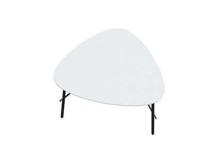 PAPERFLOW Table d'appoint LAZY, (L)930 x (P)500 mm, noir