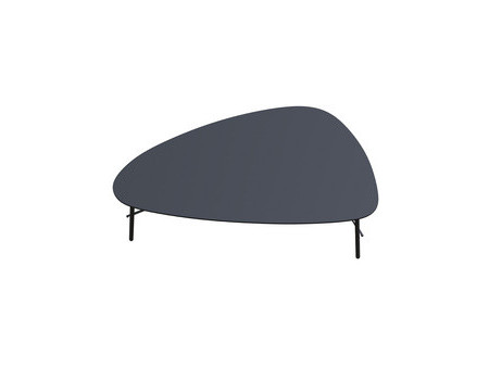 PAPERFLOW Table d'appoint LAZY, (L)930 x (P)500 mm, noir