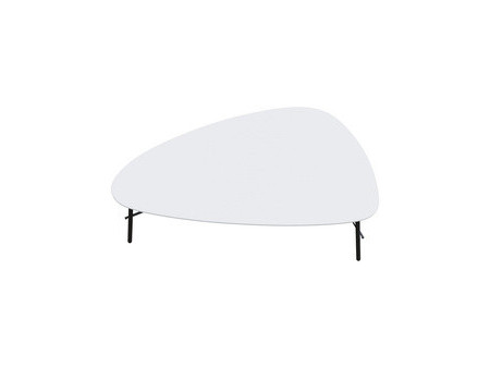 PAPERFLOW Table d'appoint LAZY, (L)930 x (P)500 mm, blanc