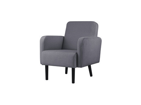 PAPERFLOW Fauteuil LISBOA, habillage en tissu, brun