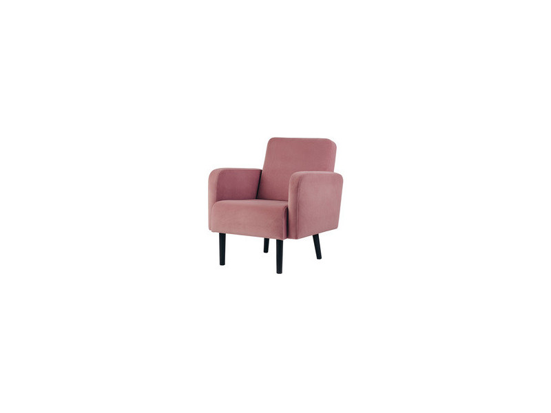 PAPERFLOW Fauteuil LISBOA, habillage en velours, gris