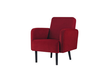 PAPERFLOW Fauteuil LISBOA, habillage en velours, bleu
