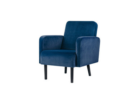 PAPERFLOW Fauteuil LISBOA, habillage en velours, rouge