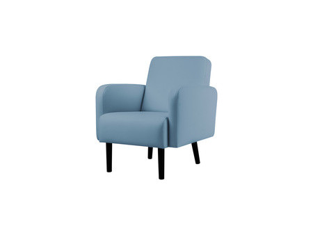 PAPERFLOW Fauteuil LISBOA, habillage simili cuir, vert