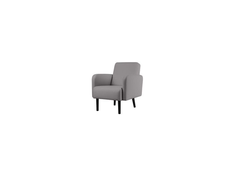 PAPERFLOW Fauteuil LISBOA, habillage simili cuir, blanc