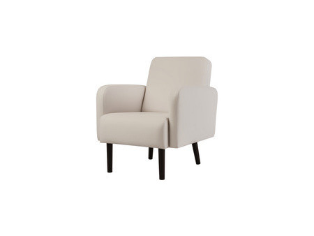 PAPERFLOW Fauteuil LISBOA, habillage simili cuir, gris