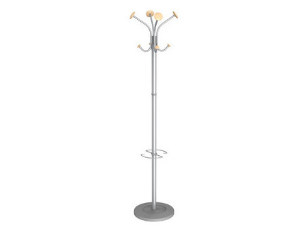 ALBA Portemanteau 'VIENA', (H)1.770 mm, gris argenté