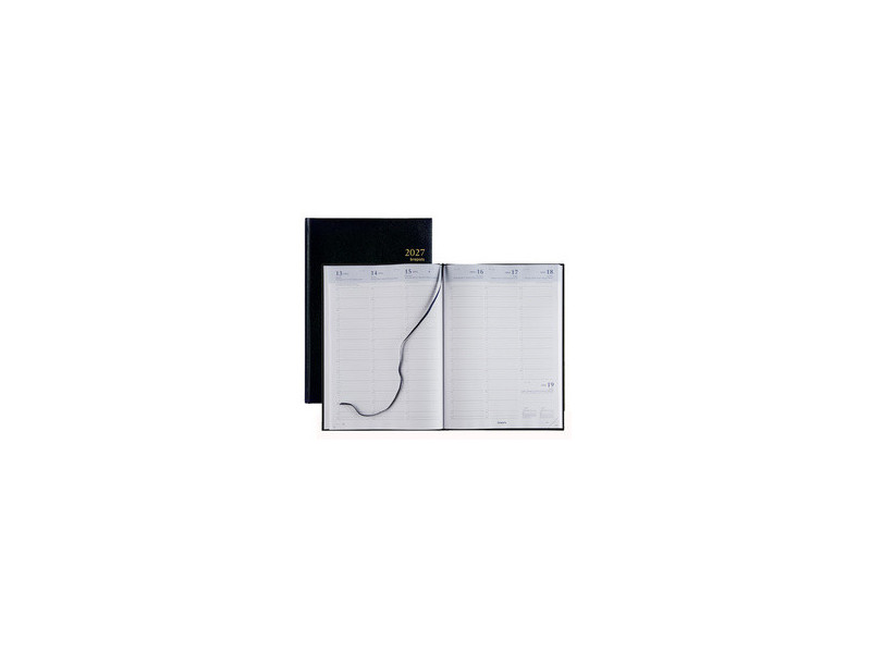 brepols Agenda semainier 'OMEGA 30', 2027, 210 x 290 mm,noir