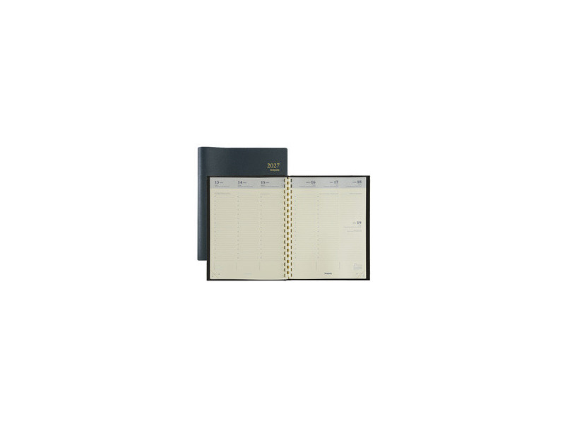 brepols Agenda semainier Timing 0.136, 2027, noir