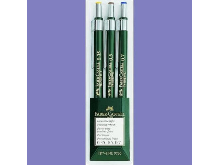 FABER-CASTELL Porte-mines TK-FINE 9760, étui de 3
