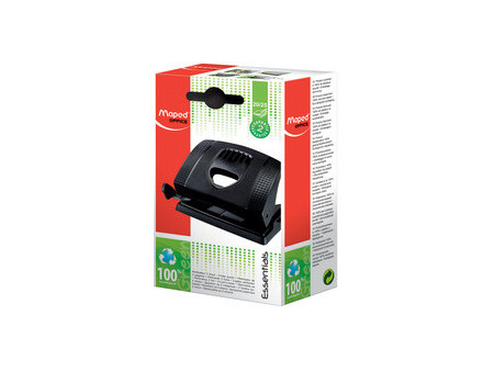 Maped Perforateur Essentials Green 20/25, noir