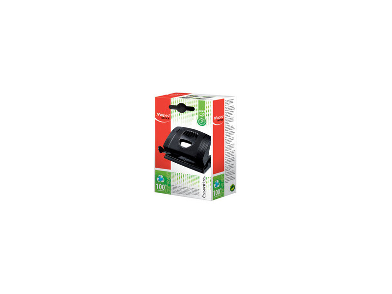Maped Perforateur Essentials Green 20/25, noir