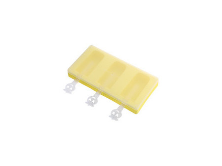 metaltex Moule à glace Fun Kitchen, pour 3 glaces, silicone