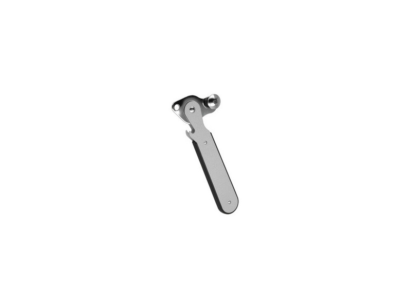 metaltex Ouvre-boîte, longueur: 150 mm, noir/gris