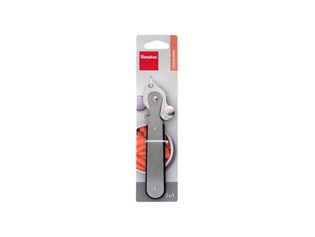 metaltex Ouvre-boîte, longueur: 150 mm, noir/gris