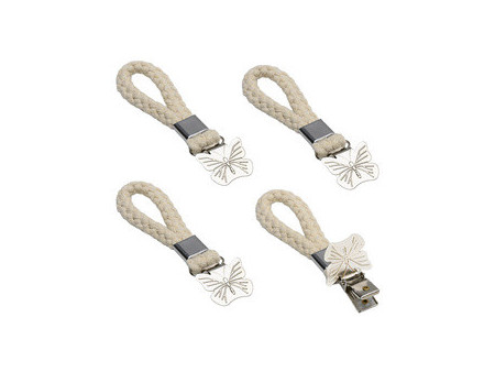 metaltex Pince à torchon 'Papillon', set de 4