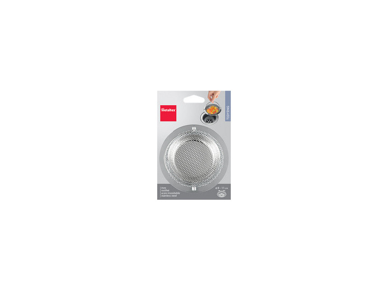 metaltex Filtre d'évier, diamètre: 113 mm, acier inoxydable