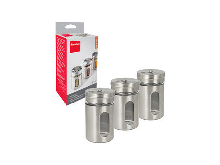 metaltex Saupoudreuse à épices Shake Line, set de 3