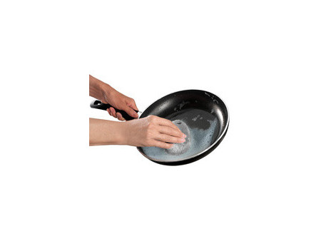 metaltex Éponge en silicone, ovale, gris