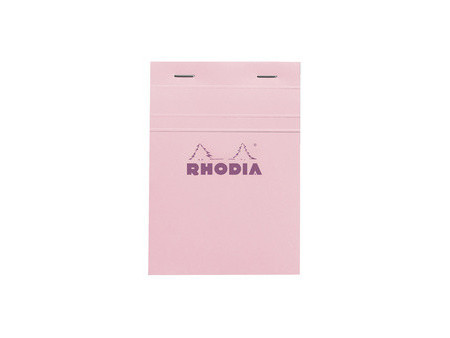 RHODIA Bloc agrafé No. 13, A6, quadrillé 5x5, paon