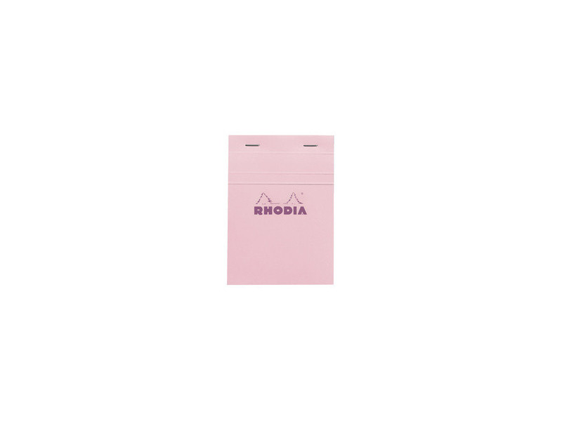 RHODIA Bloc agrafé No. 13, A6, quadrillé 5x5, paon