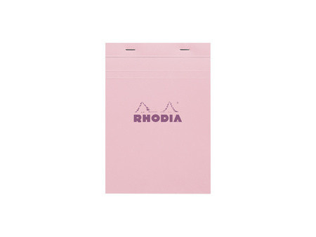 RHODIA Bloc agrafé No. 16, A5, quadrillé 5x5, bleu azur
