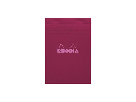 RHODIA Bloc agrafé No. 16, A5, quadrillé 5x5, bleu azur